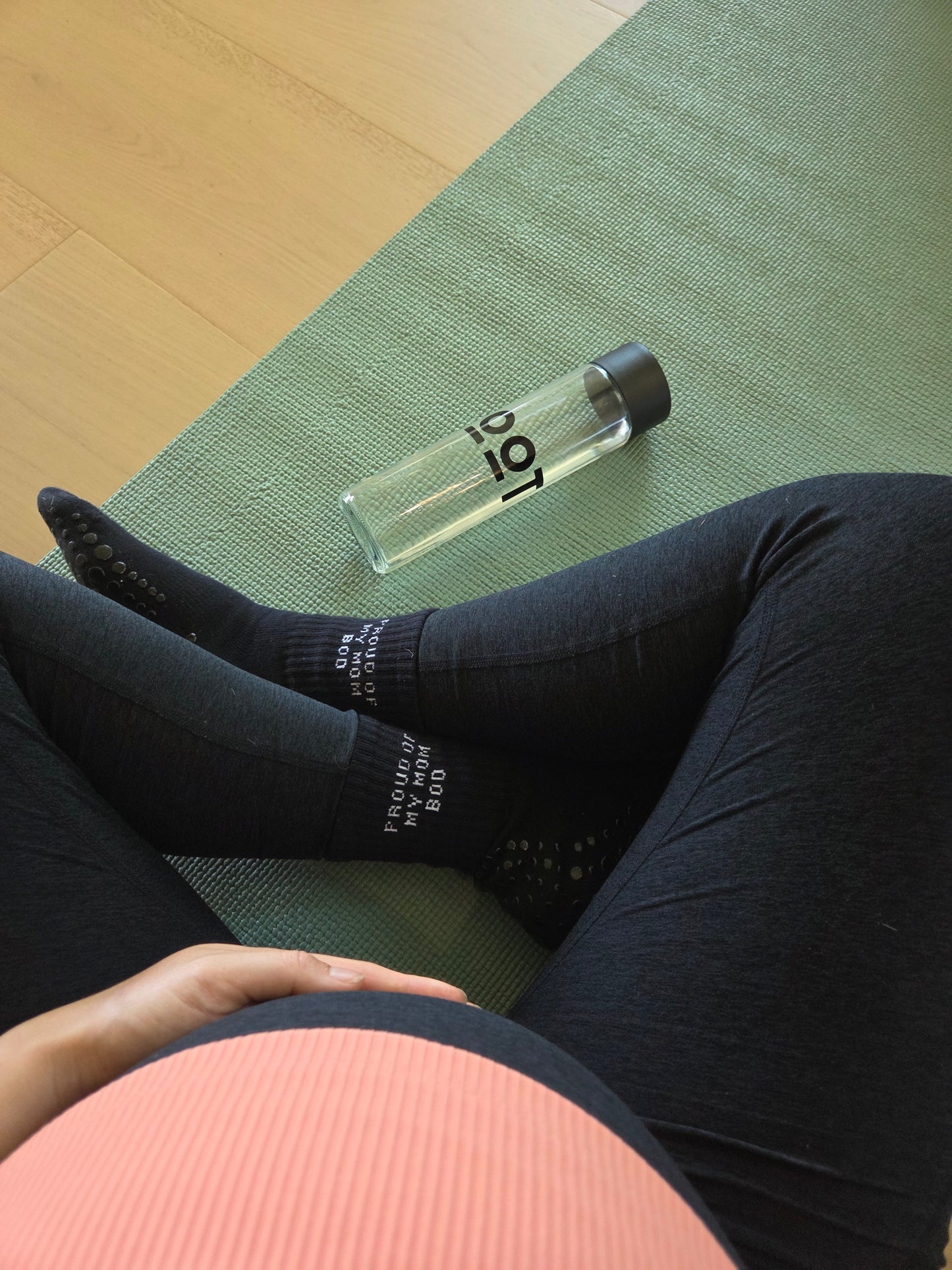 Proud of My Mom Bod Grip Socks