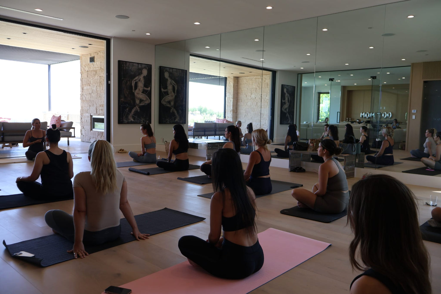 ooT Brand launch of the Mother Collection Pilates Grip Socks